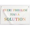 Every Problem Has a Solution Canvas Banner, 30 x 20