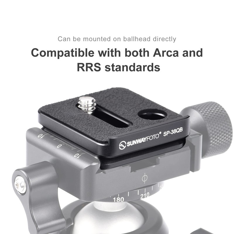 SUNWAYFOTO SP-38QB Arca Swiss Quick Release Plate Camera Universal QR