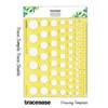 Traceease Geometric Drafting Small Circles Inking Template Drawing Stencil, Designing