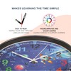 Kiddus Children's Wall Clock Analogue Time Teacher with Time Learning