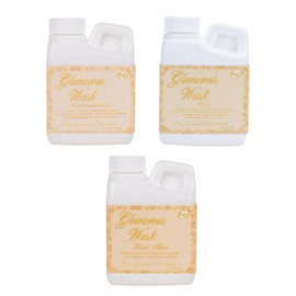 Elanze Designs Tyler Candle Glam Wash and Luxurious High Efficient 4 ounce Fine Liquid Laundry Detergent, 3 Scent Assortment, High Maintenance, French Market, Diva