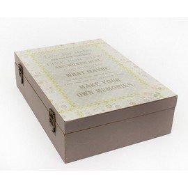 LIVE FOR TODAY AND NOT FOR TOMORROW Keepsake / Memories / Memento Box - 25cm