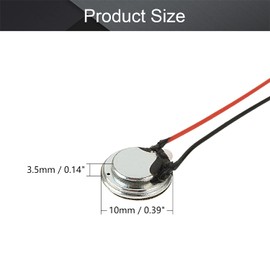 Fielect 2Pcs 0.5W 8 Ohm DIY Magnetic Speaker Arduino Round Internal Magnet Speaker Loudspeaker Replacement