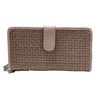 Patricia Nash Valentia Woven Stone Wallet, Brown