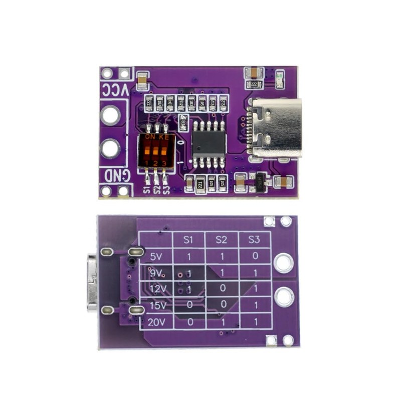 3 x QC/PD/AFC Power Supply Trigger Module Quick Charge Trigger