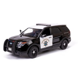 Motormax 76955 1/24 Scale 2015 Ford Police Interceptor Utility Police SUV California Highway Patrol CHP Diecast Model Car