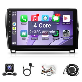 KuTaiTai Android Car Radio for Toyota Tundra 2007-2013 Toyota Sequoia 2008-2018 with Carplay Android Auto, 10.1" IPS Touchscreen Stereo for Tundra 2007-2013 with GPS WiFi SWC FM - Support Large Screen