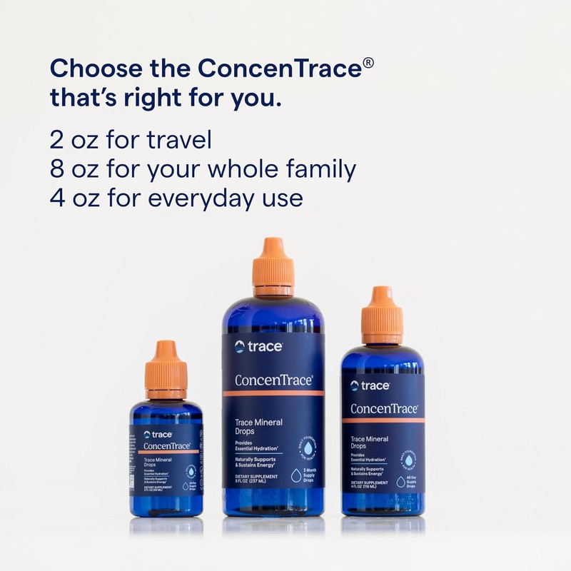 Concentrace Trace Mineral Drops 8 oz (Pack of 2)