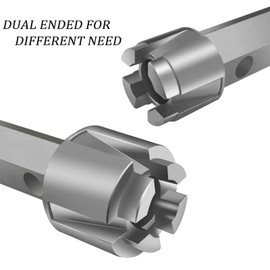WBJKZJD Tub Drain Remover Wrench, Heavy Duty Drain Wrench Aluminum Alloy Wrench for Install and Remove Most Bath and Shower Drains