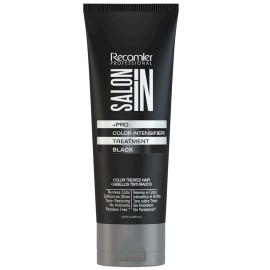 Recamier Professional Salon In +Pro Color Intensifier Hair Treatment Black 8.45o