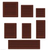 AirTech-UK Air Vent Grille Brown Plastic Wall Ducting Ventilation Cover