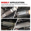 DNA MOTORING Exhaust Flex Pipe, 2.25" x 6" x 10"
