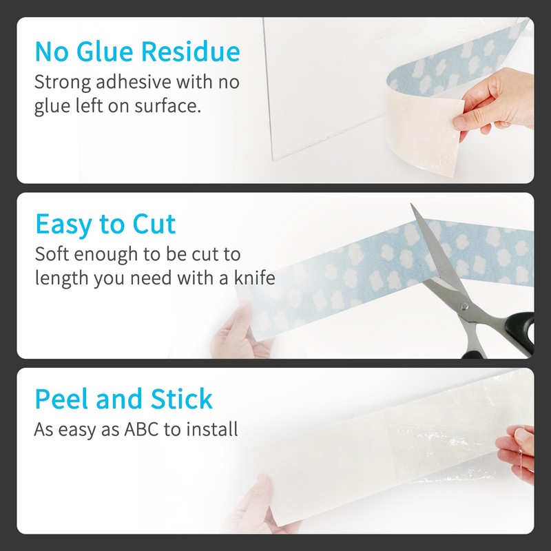 Generic 2 Packs 9ft Window Condensation Moisture Absorber Self Adhesive