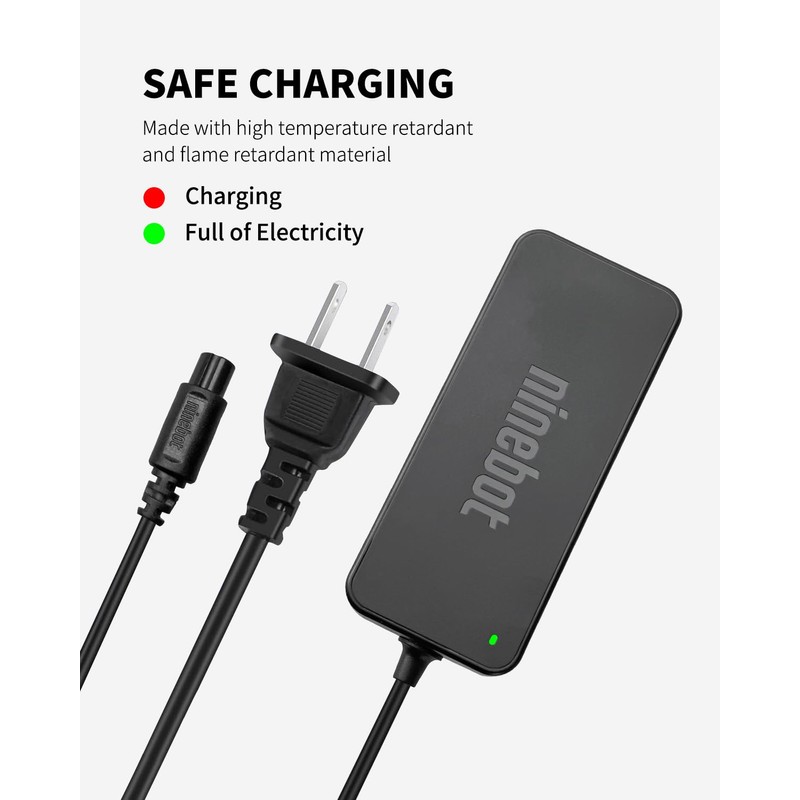 4 Prong Scooter Charger for Segway Ninebot S/S-MAX/S2/Mini PRO/Mini lite,