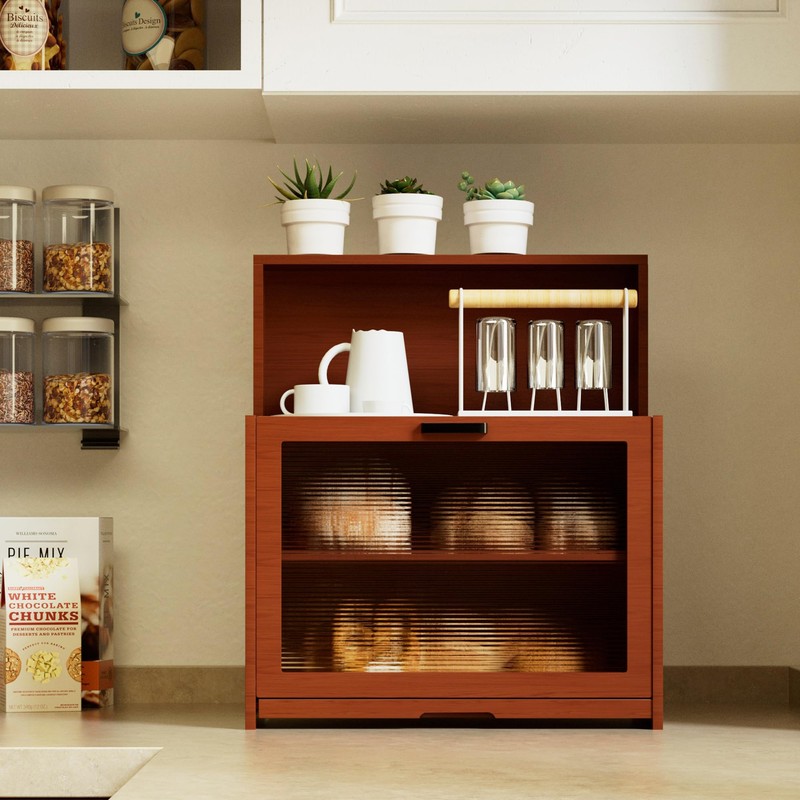 BUTUNITA Bread box for Kitchen Countertop, Farmhouse BreadBoxes for Kitchen