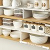 Kitchen cabinets and Counter Shelves Layered Shelves,Cupboard Organizer,Store and Increase
