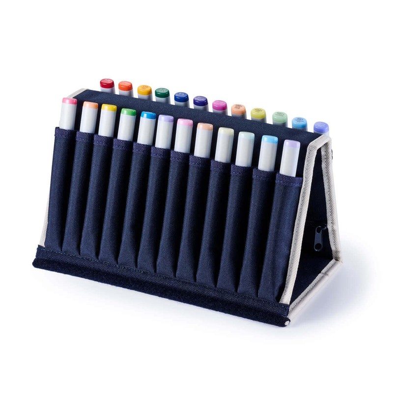Too Copic Wallet 24 Count Navy Blue Illustration Marker Marker