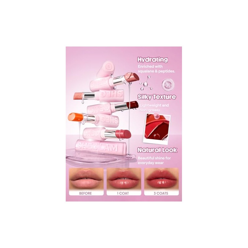 SHEGLAM Bálsamo labial Silk Slip con aceite - 108 Rose