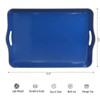 Spsyrine Large Red Decorative Tray, Elegant Plastic Serving Tray with