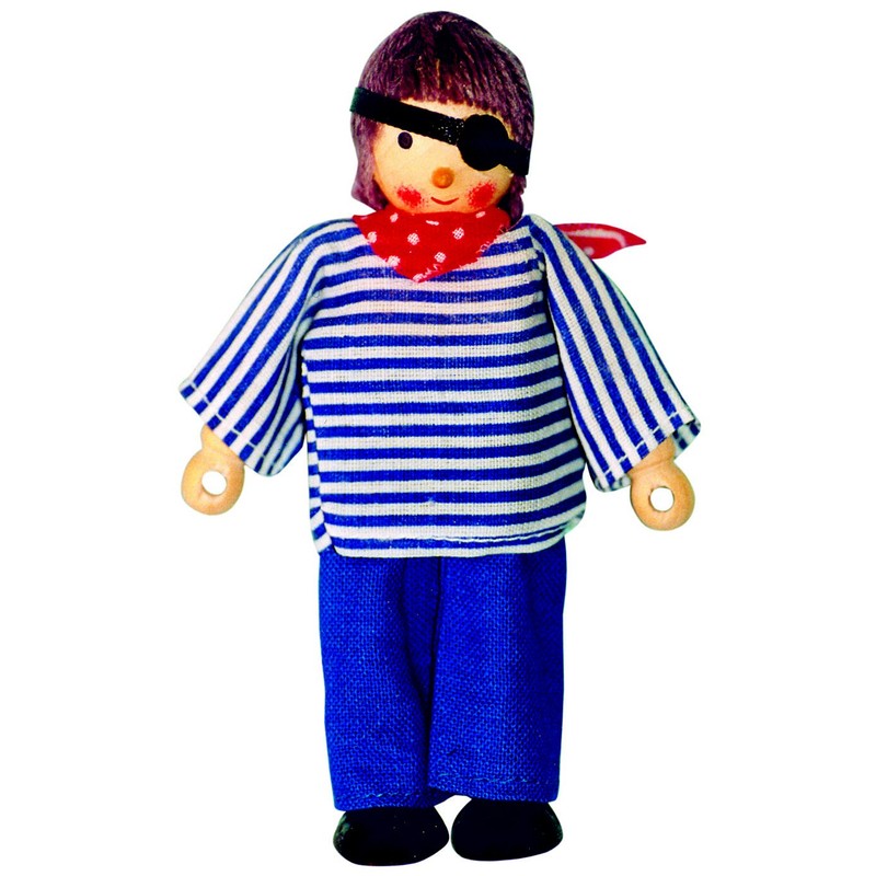 Original Winzling Bending Dolls 309-44 Mini Set Pirates