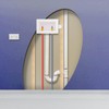 D.N. Washing Machine Outlet Box with Valves Dual Drain PEX