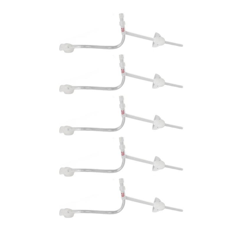5pcs Sound Amplifier Tubes Single Layer Eartips Replacement Accessory Reduce