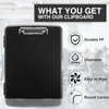 Sooez Clipboard with Storage, High Capacity Nursing Clip Board 8.5