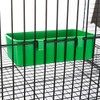 18 comederos de plástico para pájaros, jaulas de alimentos colgantes