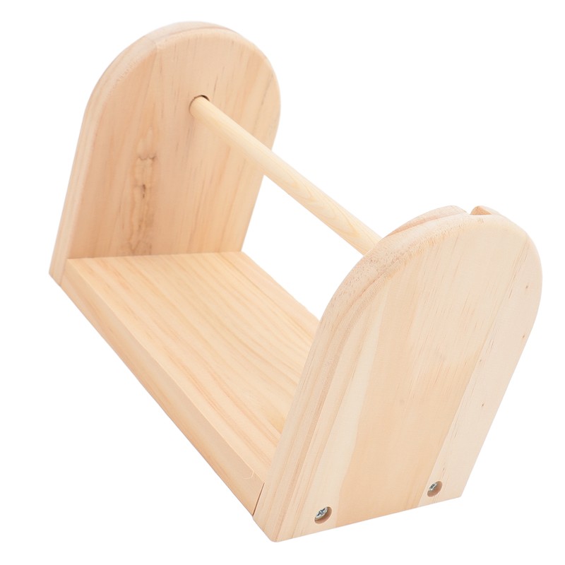 Wooden Yarn Holder Single Rotating Yarn Storage Horizontal Crochet Yarn