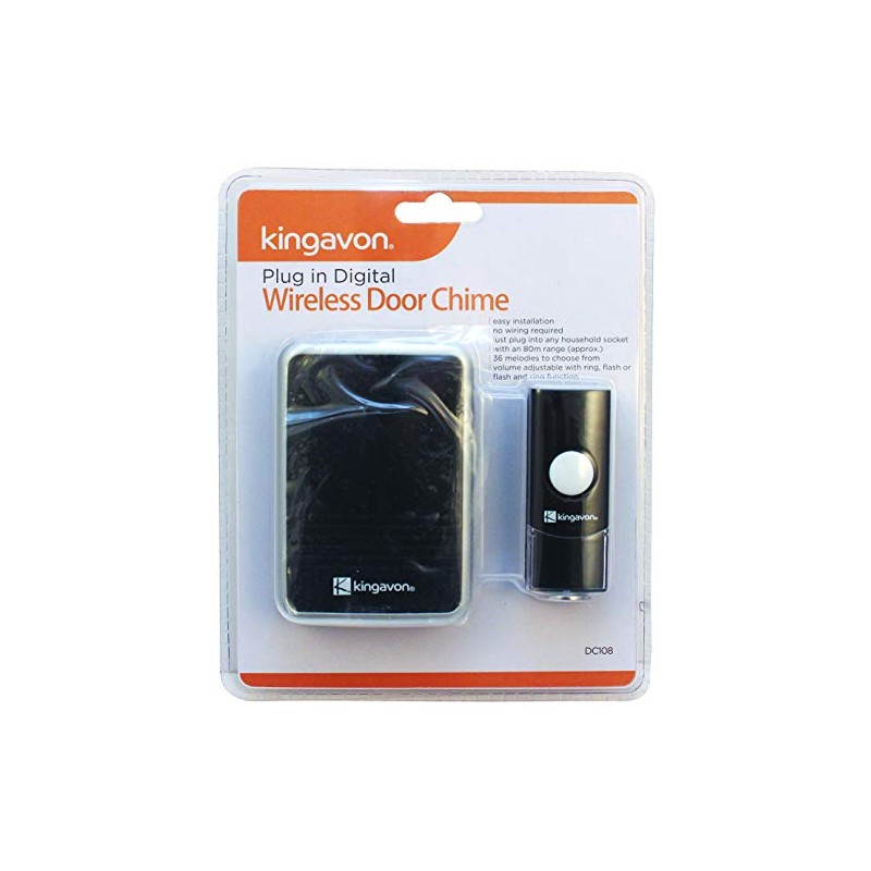 Kingavon BB-DC108 Plug-in Digital Wireless Door Chime