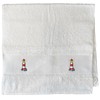 Huuraa Lighthouse Guest Towel 50 x 100 cm White Cotton