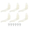 PATIKIL 3.5mm Lamp Shade Clips for Ceiling Flush Mount, 6