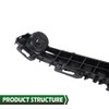 GRAND ORANGE Front Bumper Brackets Compatible with Toyota Corolla 2019-2021