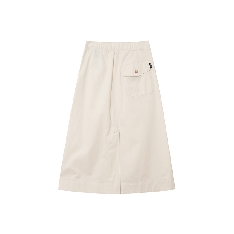 Kangol [캉골] 우먼스 턱 스커트 8124 크림 [Kangol] Women's Tuck