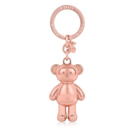 TOUS LLAVERO OSO TEDDY BEAR ROSA-DORADO, Women's Key Ring, Gold, Talla única