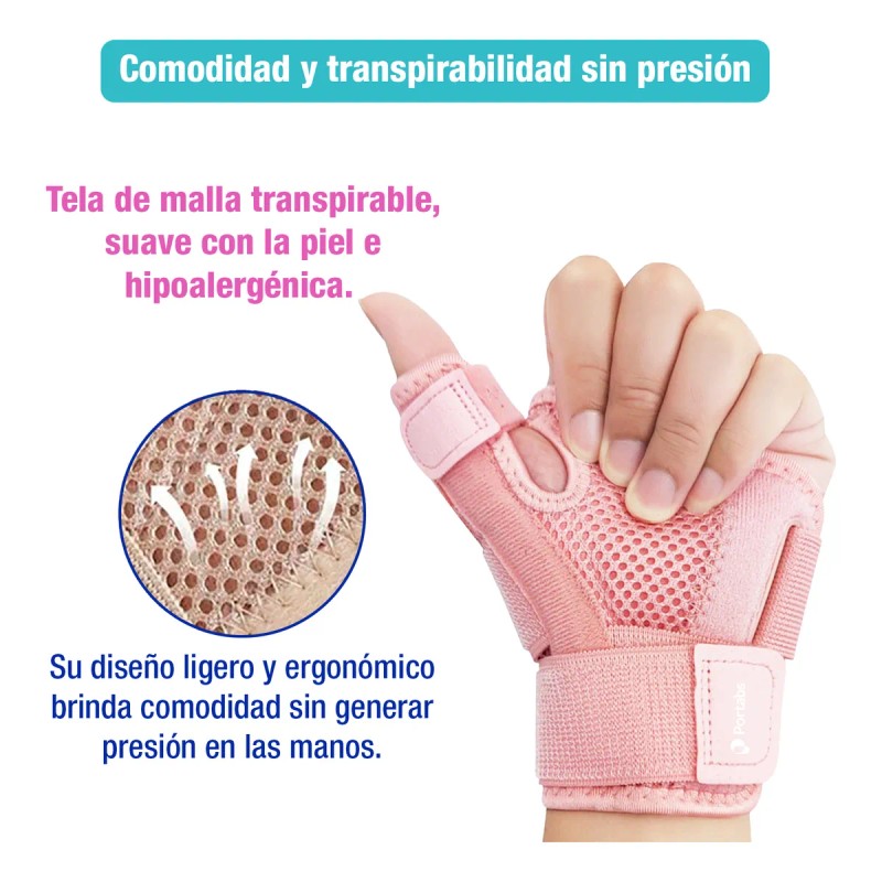 Férula Flexible Soporte Para Pulgar Artritis Transpirable