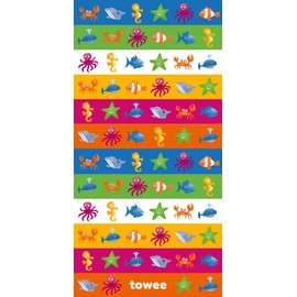 Towee Quick-drying towel for children, children's microfibre travel towel with motif (Swimkit)