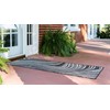 Unique Loom Outdoor Modern Collection Area Rug - Pool (2'