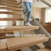 Floordirekt Stair Mats Sisal Pearl Cream Semicircular 25 x 65