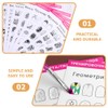 Mobestech Nail Art Practice Sheet 12Pcs Nail Art Book Design