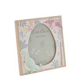 Widdop Petit Cheri Dinosaur Egg Shaped Photo Frame - 4" x 6" - Perfect Newborn or Baby - Gift Present For Baby Shower New Baby Litte One