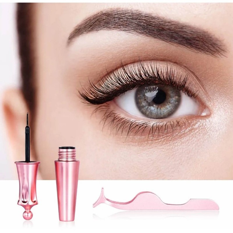 8 Pairs Magnetism Lashes Eyeliner Set Realistic Strong Hold Reusable