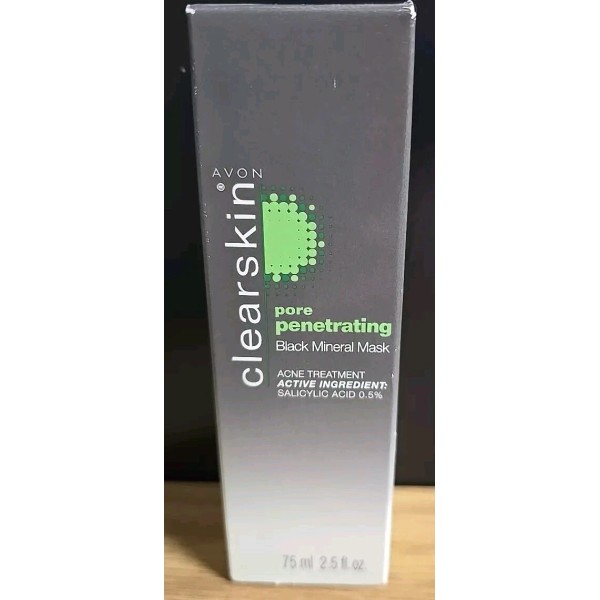 Avon Clearskin Pore Penetrating Black Mineral Mask 2.5 fl oz