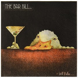 Paperproducts Design Bar Bill Beverage Napkin, Will Bullas-Cop Corp