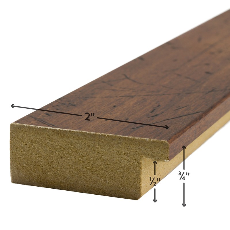 Craig Frames FM74DKW 16 by 20-Inch Picture Frame, Smooth Finish,