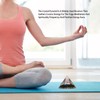 Healing Crystal Pillar Pyramid 6CM Epoxy Positive Energy Generator Meditation