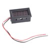 VKLSVAN 2-Piece Set 0.56" 3-Wire DC0-100V Red LED Digital Voltage