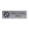 SBLABELS Employees Only Indoor Easy Adhesive Mount Door and Wall
