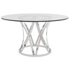 Fab Glass and Mirror Round Glass Table Top, 32 Inch,