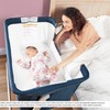 Dream On Me Waves 3-in-1 Baby Bassinet, Bedside Sleeper and